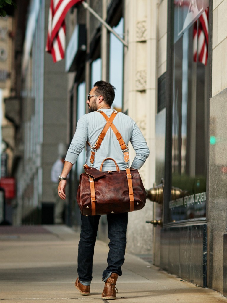 Roamographer, An American Bison Leather Camera Bag